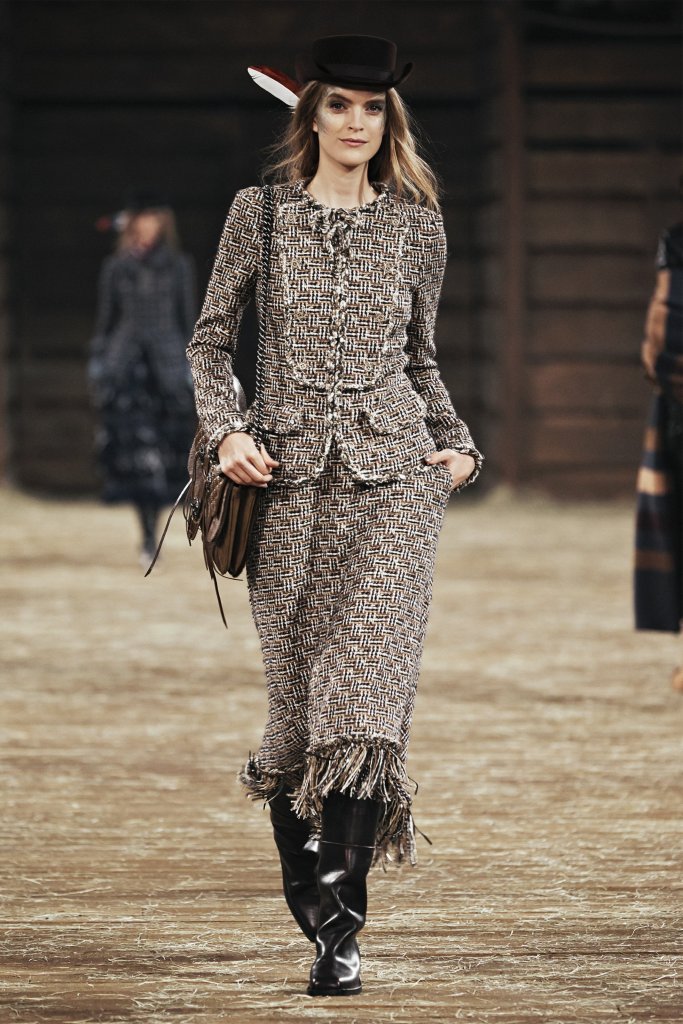 早秋2014早秋 香奈儿 法国 巴黎 女装 裙套装 套装 服装