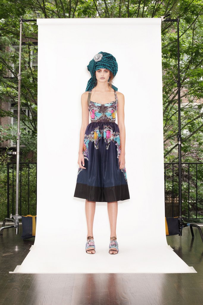 2014早春 辛西娅·洛蕾 美国 纽约 女装 背心连衣裙 裙子 服装