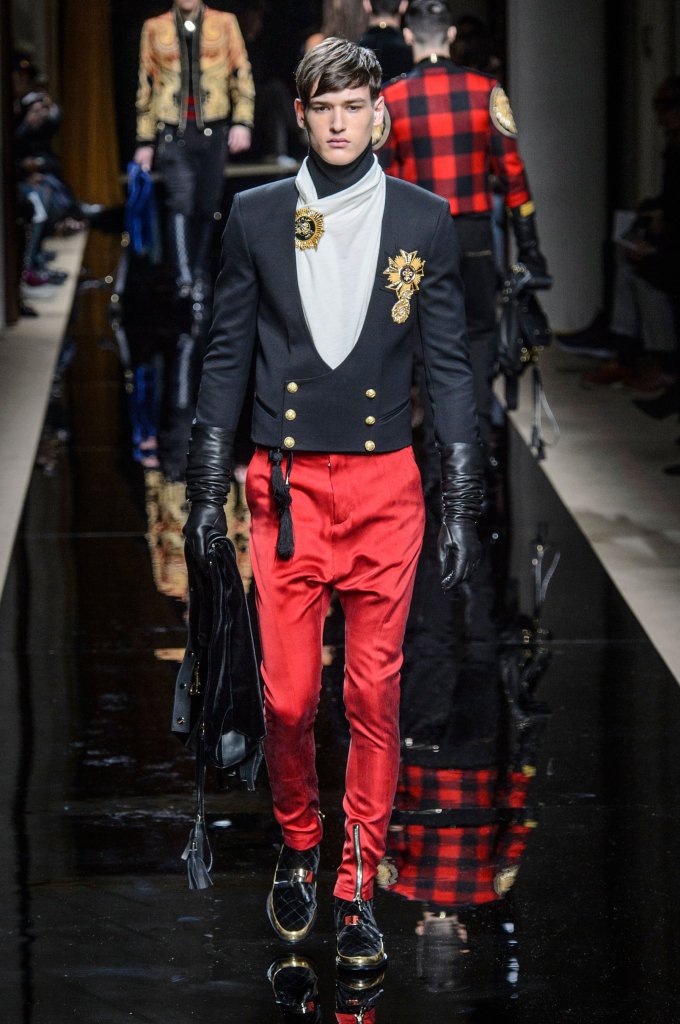 巴尔曼 balmain 2016/17秋冬男装发布秀 - paris fall