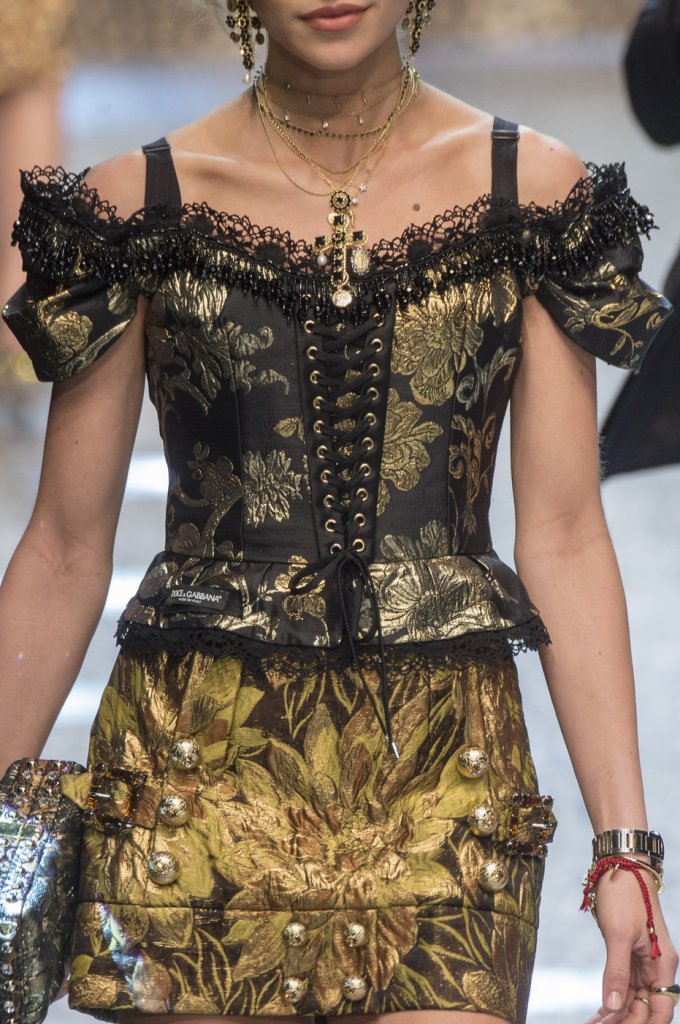 杜嘉班纳 dolce gabbana 2017/18秋冬高级成衣发布秀(细节part2.