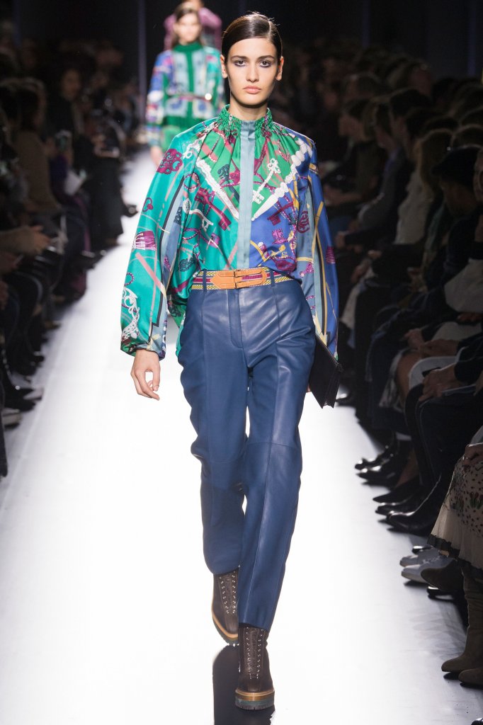 爱马仕 法国 巴黎 走秀(runway 2017/18秋冬 女装