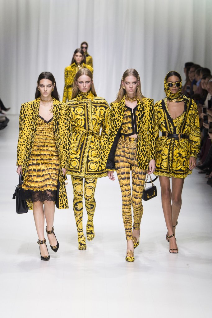 范思哲 versace 2018春夏高级成衣发布秀 milan spring 2018