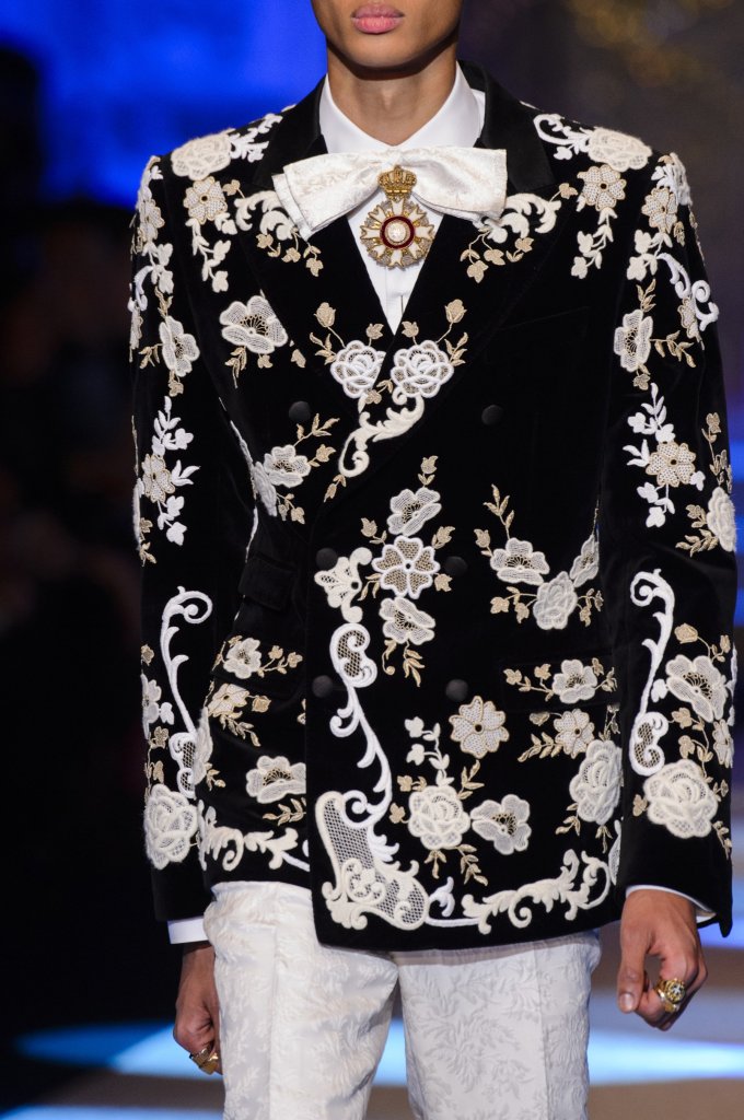 杜嘉班纳 dolce gabbana 2018/19秋冬男装发布秀(细节 milan