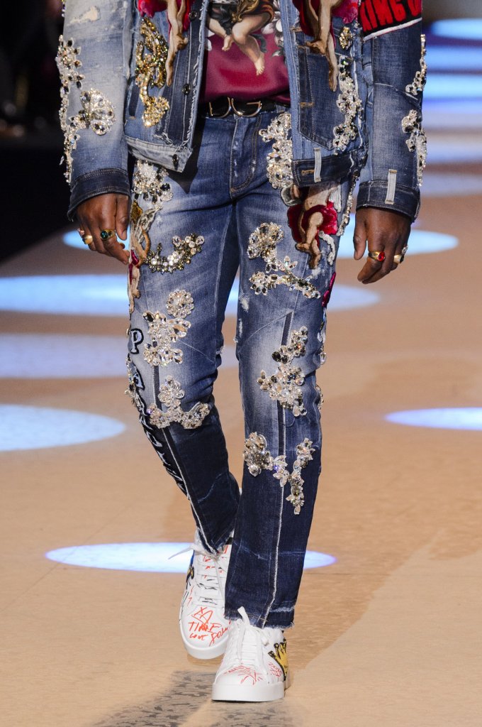 杜嘉班纳男装 新款,杜嘉班纳男装新款 杜嘉班纳 dolce & gabbana 2018/19秋冬男装发布秀(细节) - milan