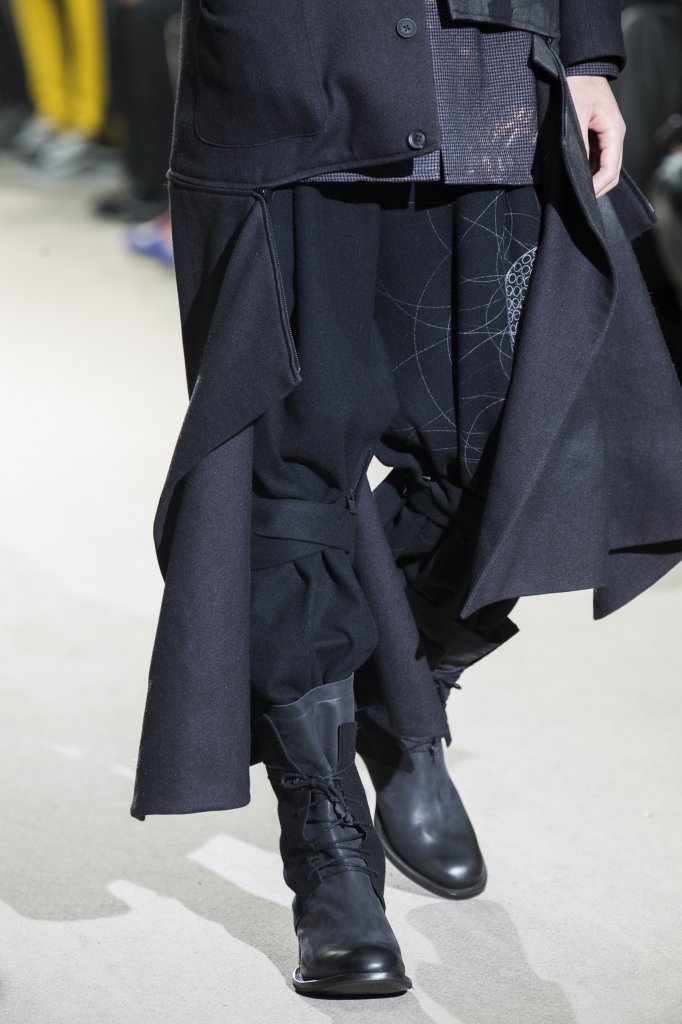 山本耀司 yohji yamamoto 2019/20秋冬男装发布秀(细节) - paris fall