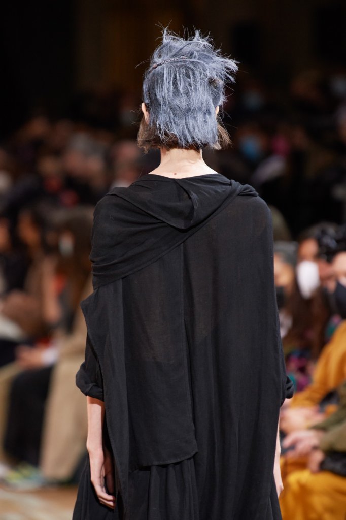 山本耀司 yohji yamamoto 2022春夏高级成衣秀(细节 paris spring