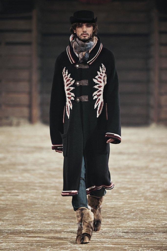 早秋2014早秋 香奈儿 法国 巴黎 男装 毛呢大衣 外套 服装