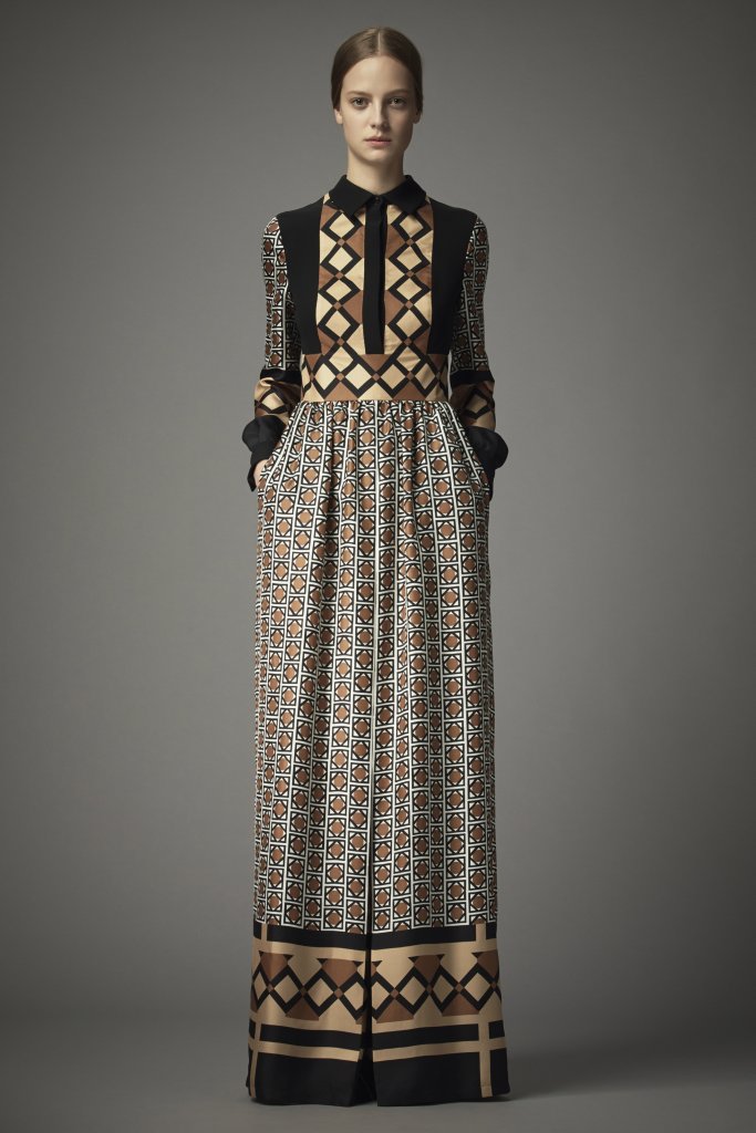 早秋2014早秋 华伦天奴 意大利 罗马 女装 长裙 裙子 服装