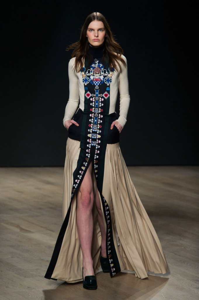 玛丽·卡特兰佐 Mary Katrantzou 2014秋冬时装发布秀 - London Fall 2014