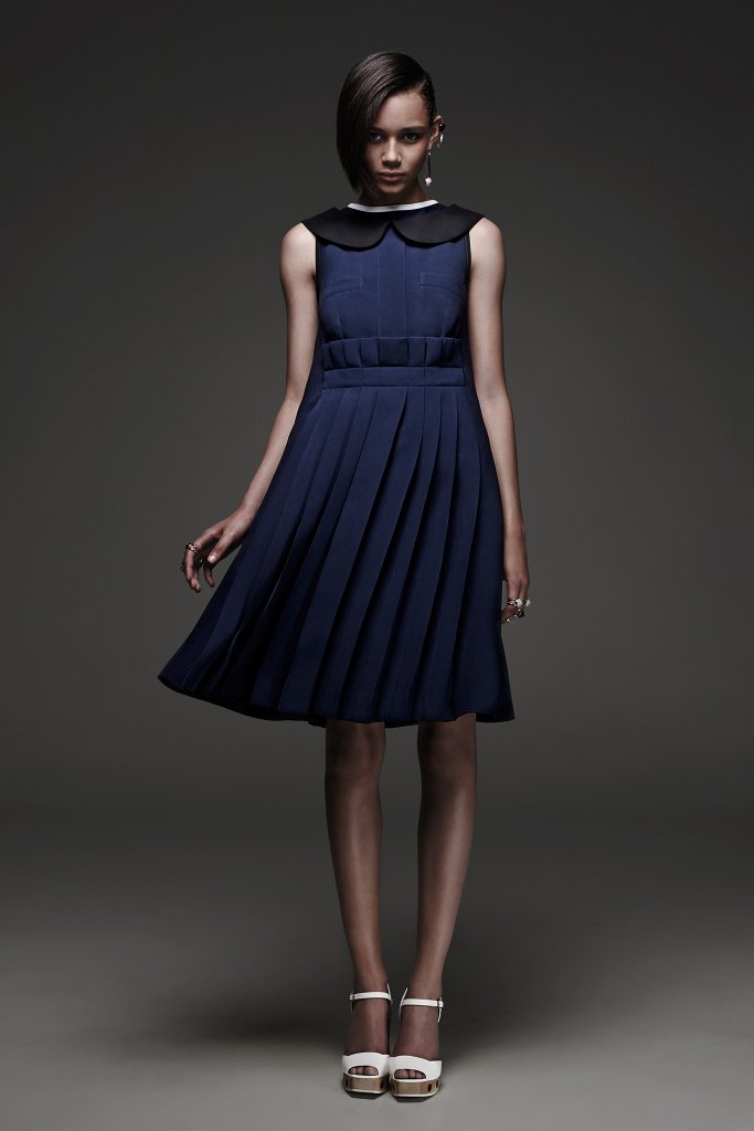 2015早春 芬迪 意大利 罗马 女装 酒会礼服裙 裙子 服装