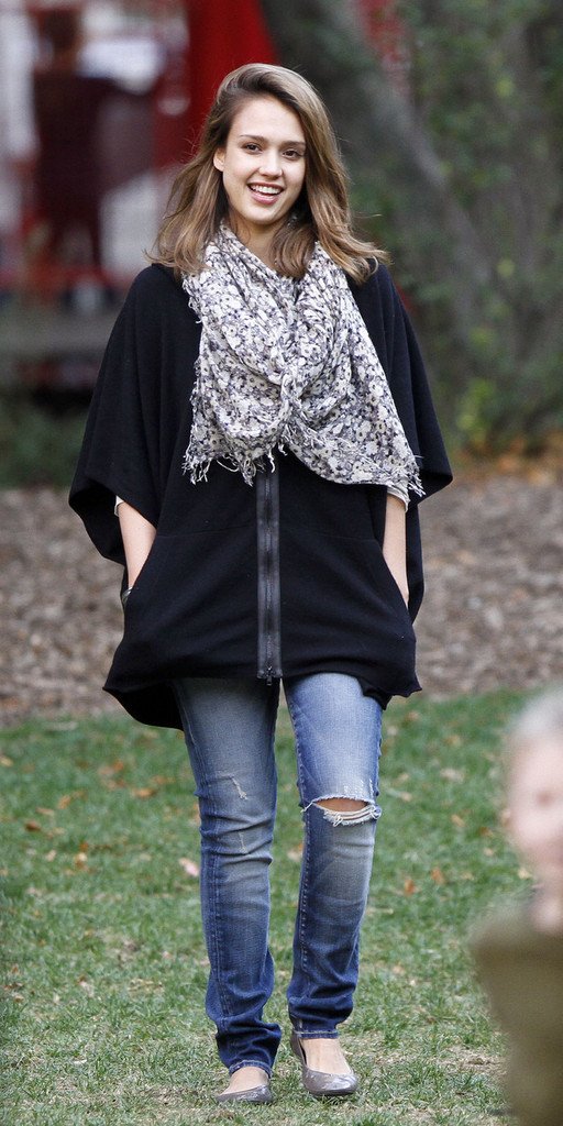 杰西卡·奥尔芭 jessica alba 街拍集(6)