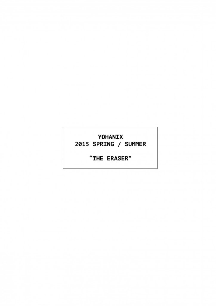 Yohanix 2015春夏系列时装Lookbook - Spring / Summer 2015