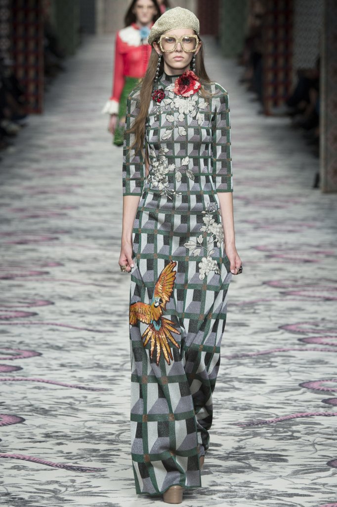 复古动植物刺绣