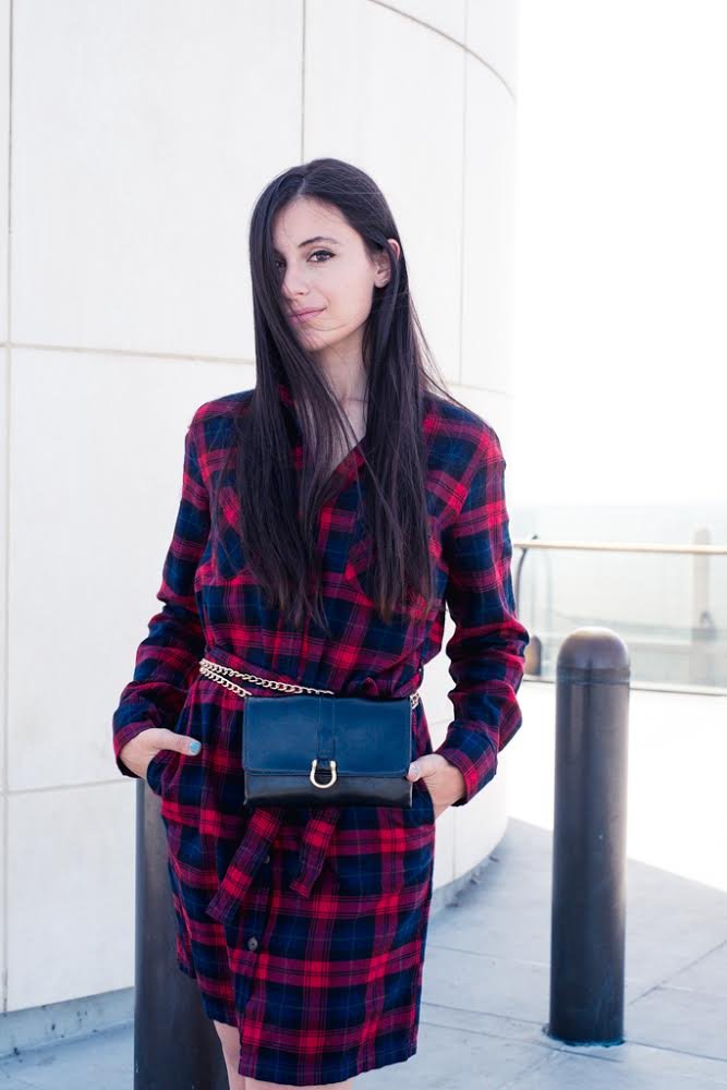 UNIQLO Flannel Shirt Dress