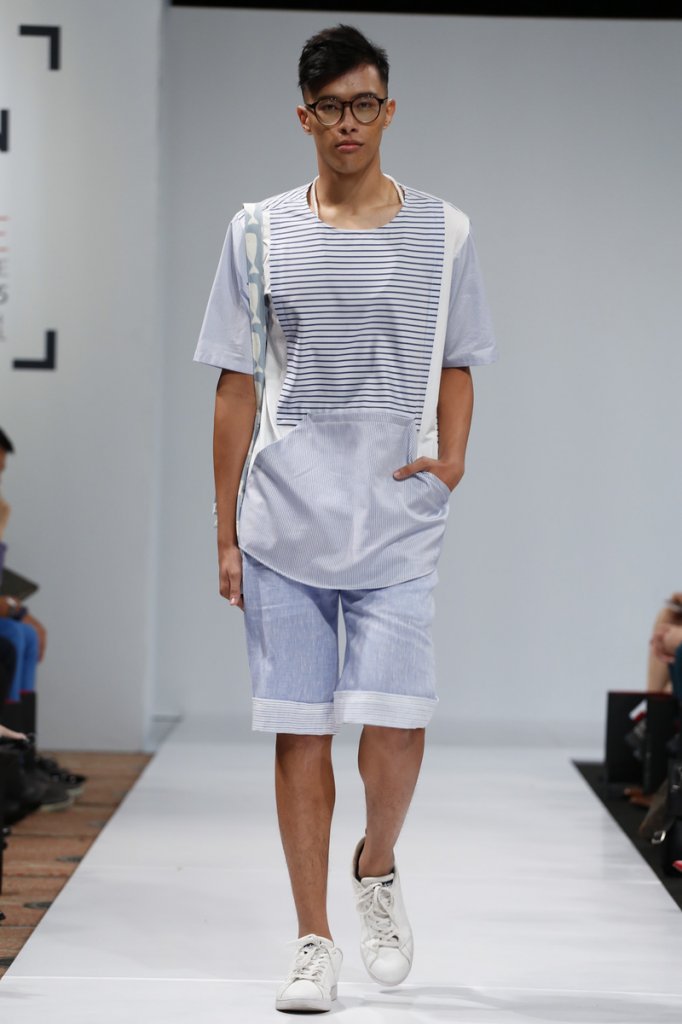 2016春夏 新加坡 男装 短套装 套装 服装 走秀