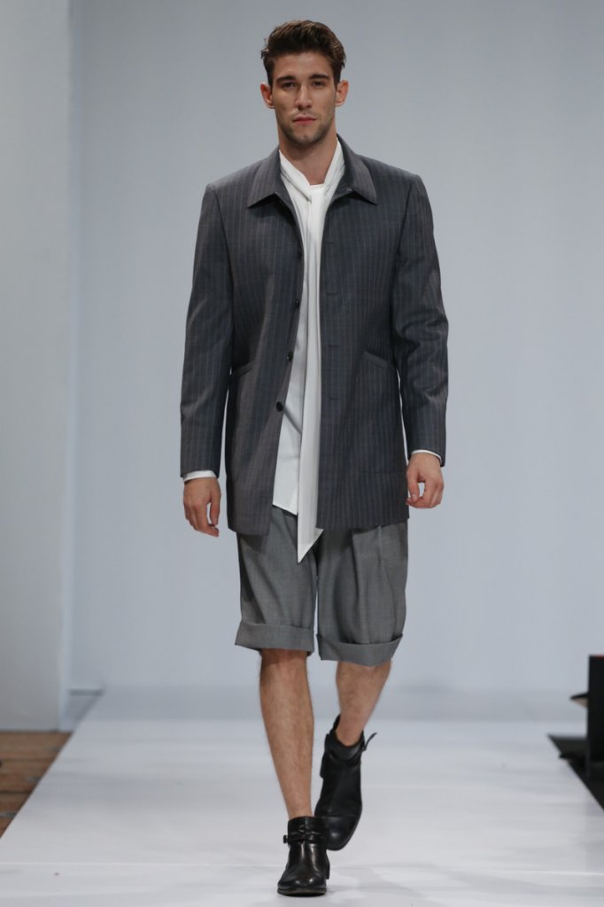 2016春夏 新加坡 男装 宽松衬衫 上衣 服装 短外套 外套 百慕大短裤