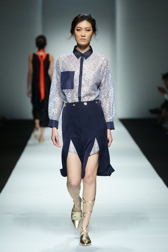 2016春夏 中国 上海 女装 裙套装 套装 服装 走秀