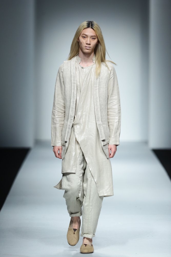 2016春夏 新申亚麻&孙林 中国 苏州 男装 裹身上衣 上衣 服装 休闲裤