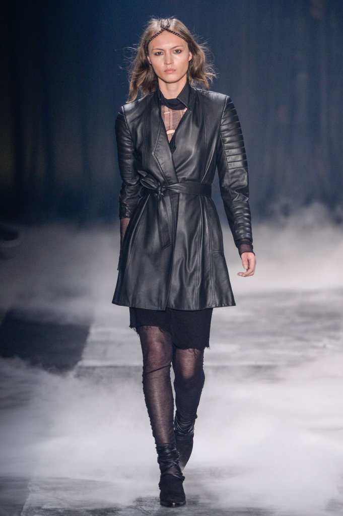 走秀(runway) 2016/17秋冬 女装皮衣 leather coat 女装