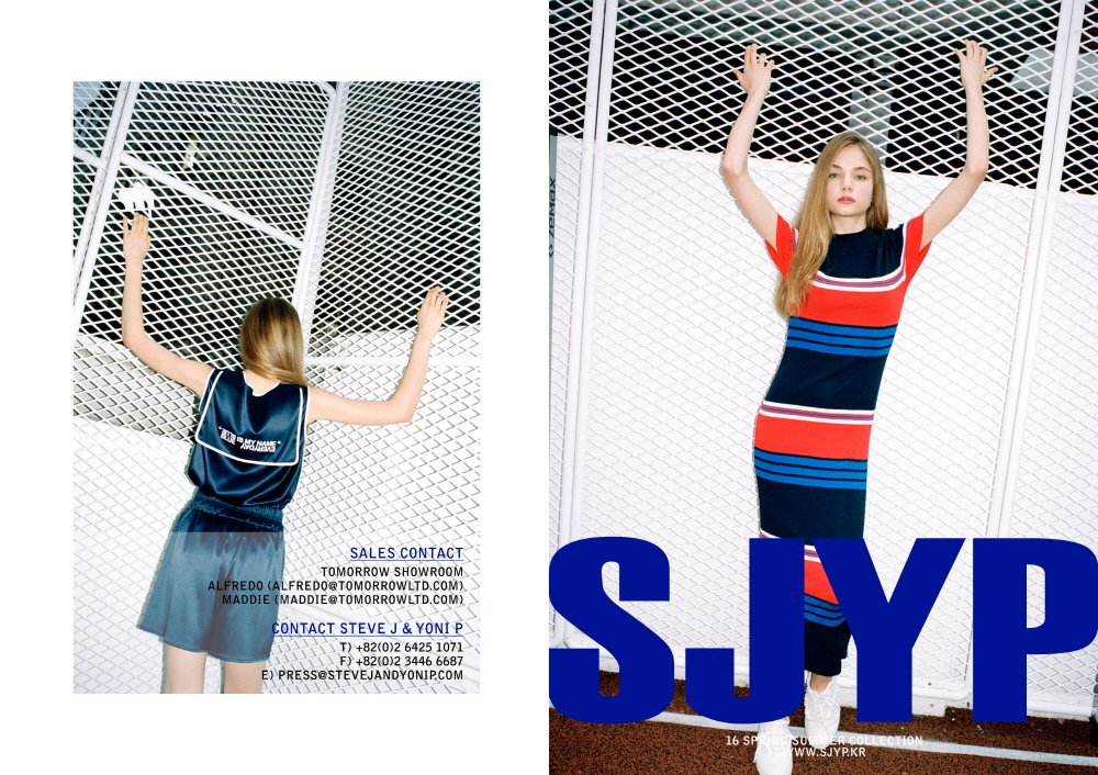 SJYP 2016春夏系列Lookbook