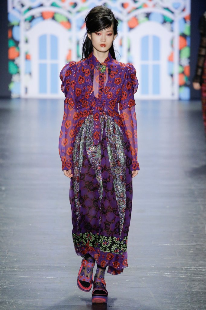 安娜苏 美国 纽约 走秀(runway) 2017春夏 女装