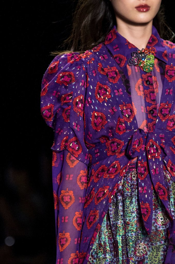 安娜苏 美国 纽约 秀场细节(details) 2017春夏 女装