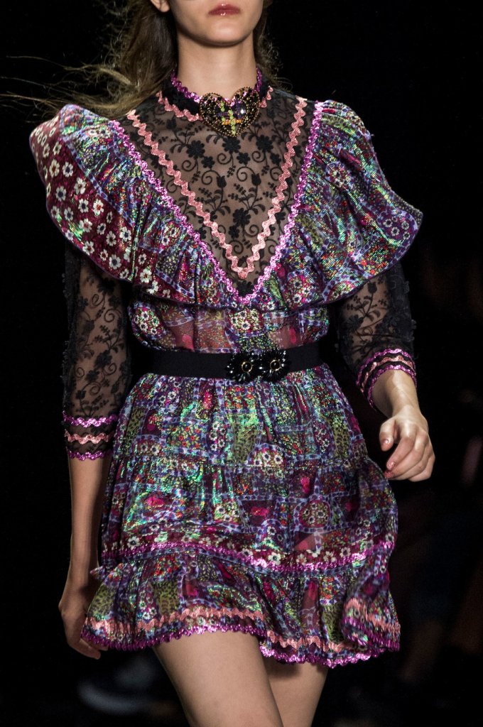 安娜苏 anna sui 2017春夏高级成衣发布秀(细节) - new york spring