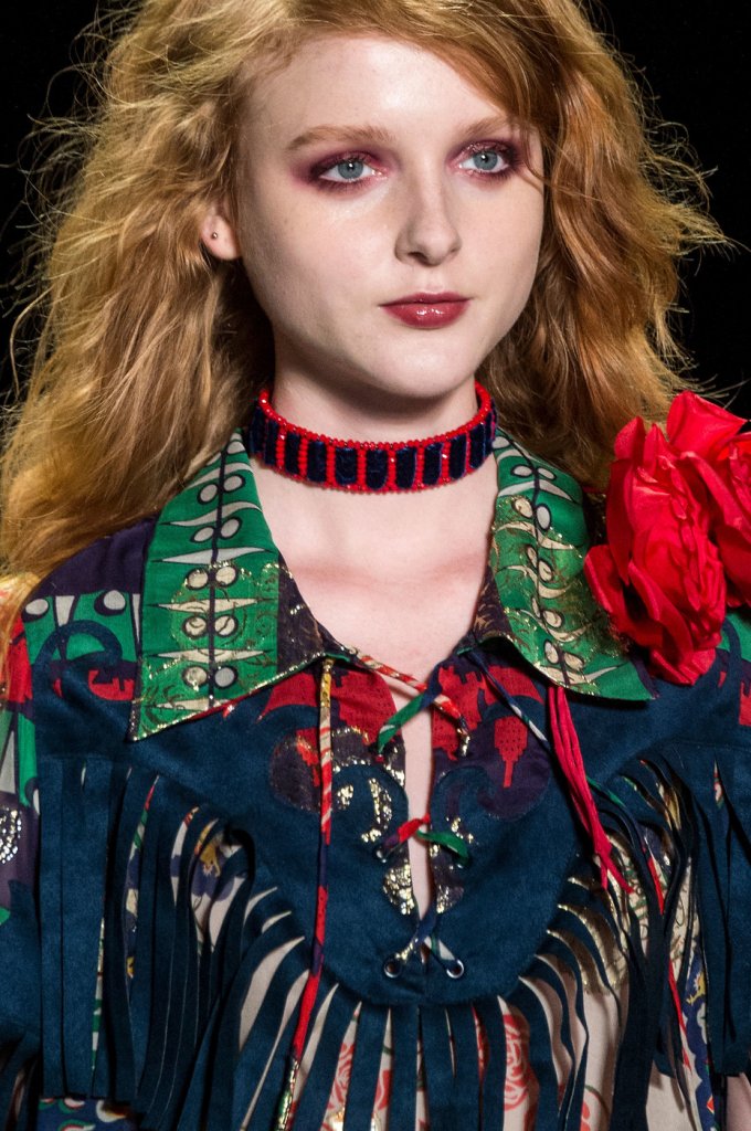 安娜苏 anna sui 2017春夏高级成衣发布秀(细节) - new york spring