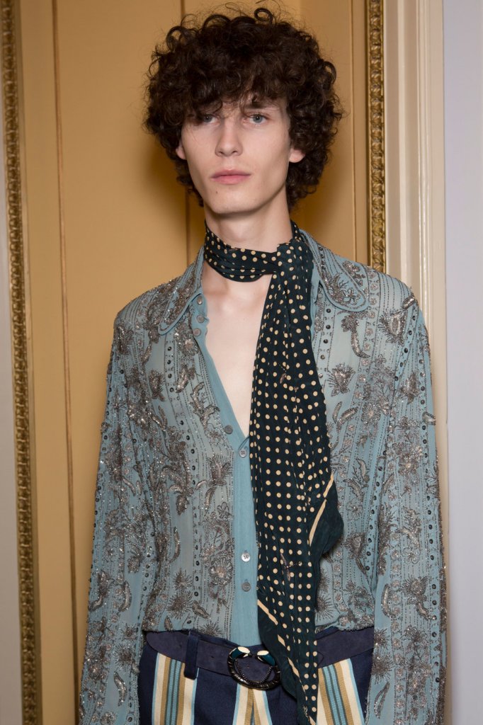 罗伯特·卡沃利 roberto cavalli 2017春夏高级成衣发布秀(后台)