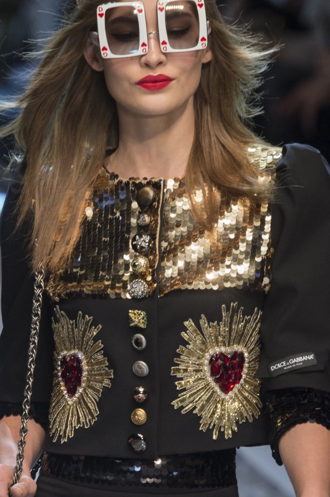 杜嘉班纳 dolce & gabbana 2017/18秋冬高级成衣发布秀(细节part1.