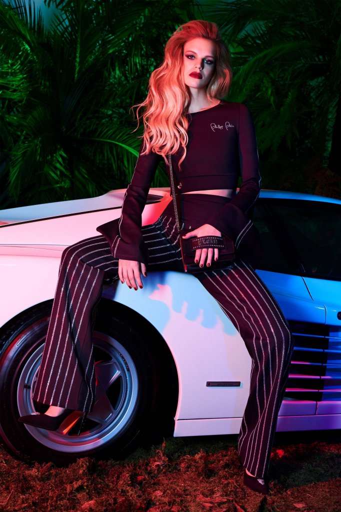 菲利普·普兰 德国 慕尼黑 2018早秋 女装 露脐上衣 阔腿裤