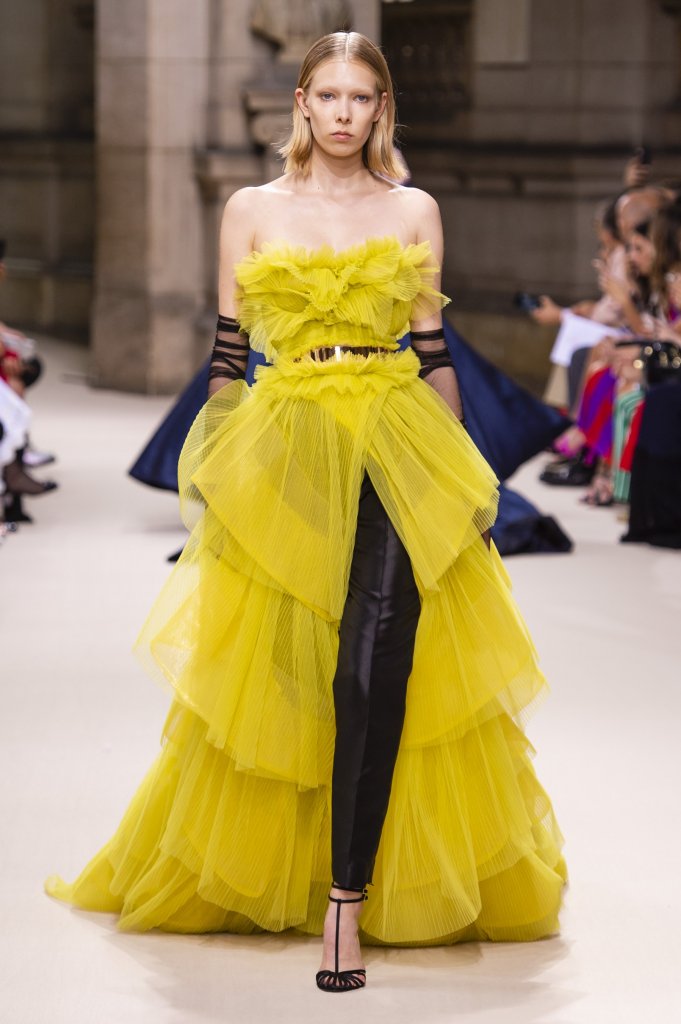 以色列 特拉维夫 走秀(runway) 2018/19秋冬高级定制 女装 鱼尾裙