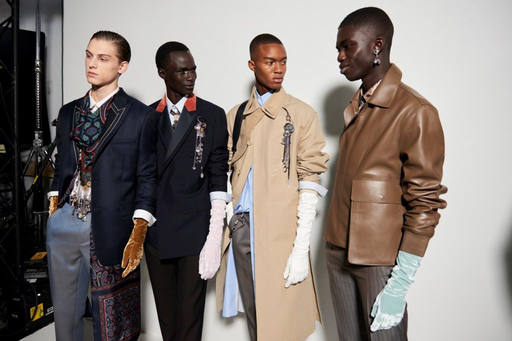 dior men 2020/21秋冬男装秀(后台妆容) - paris fall 2020