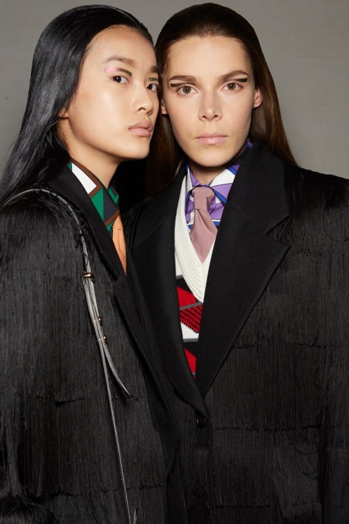 普拉达 Prada 2020/21秋冬高级成衣秀(后台妆容) - Milan Fall 2020