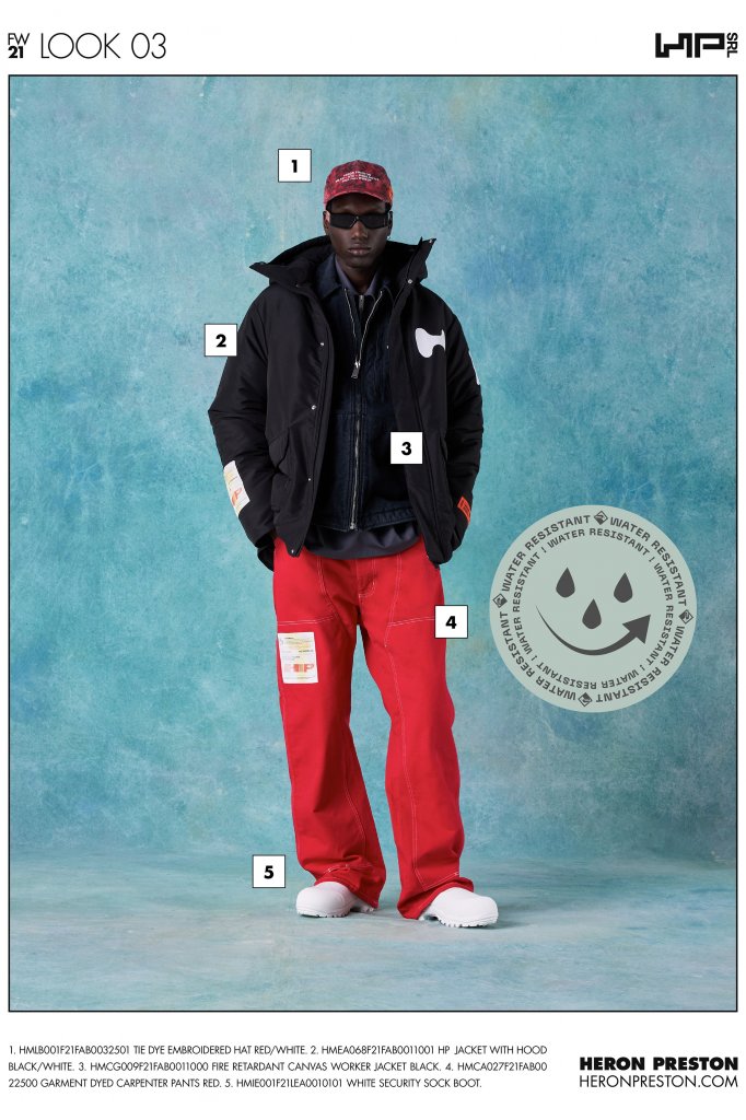 Heron Preston 2021/22秋冬男装Lookbook