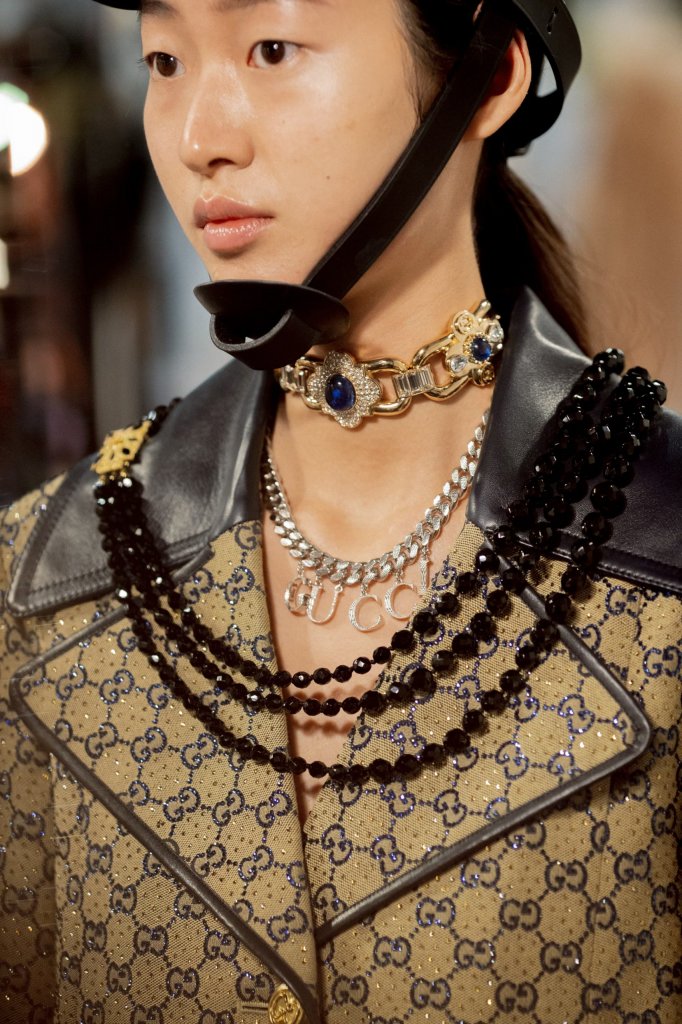 古驰 gucci 2021/22秋冬高级成衣秀(后台妆容)