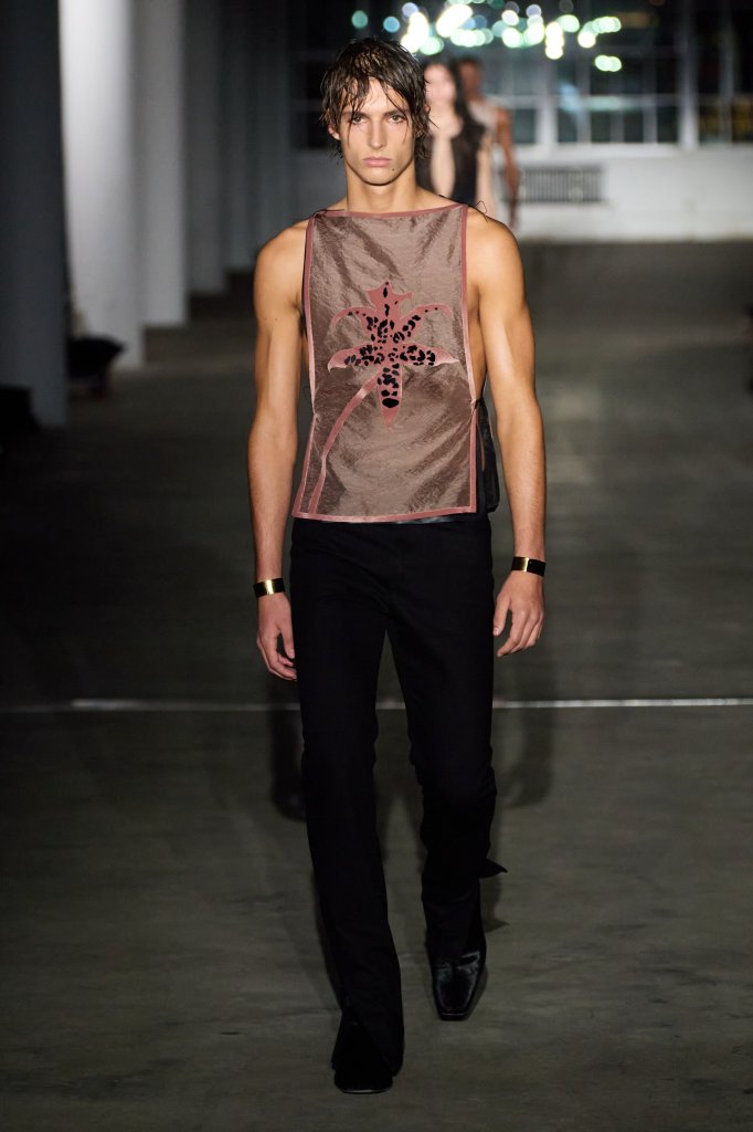  Ludovic de Saint Sernin Ludovic de Saint Sernin 走秀(Runway) 2024/25秋冬 2024/25 A/W 女装 男装 女装 男装 背心上衣 Tank Top 休闲裤 Slacks 男装