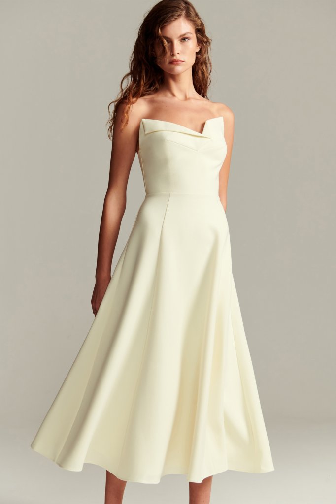  罗兰·穆雷 Roland Mouret 英国 United Kingdom 伦敦 London Lookbook 2025春夏 2025 S/S 女装 抹胸连衣裙 Strapless Dress 女装
