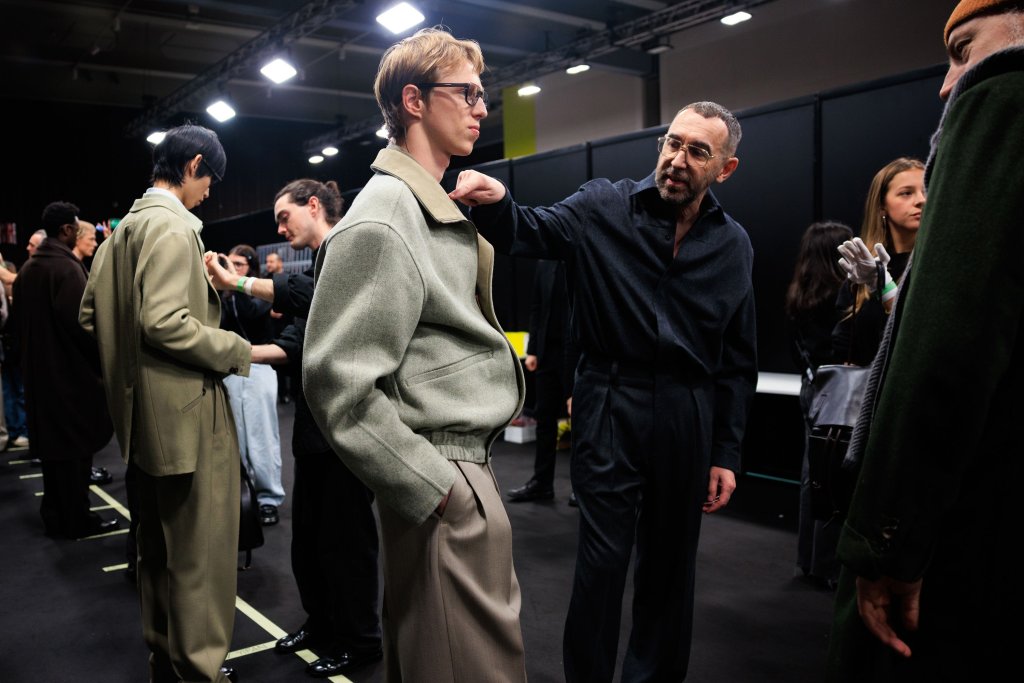 Zegna 2025/26秋冬男装秀(后台妆容) - Milan Fall 2025