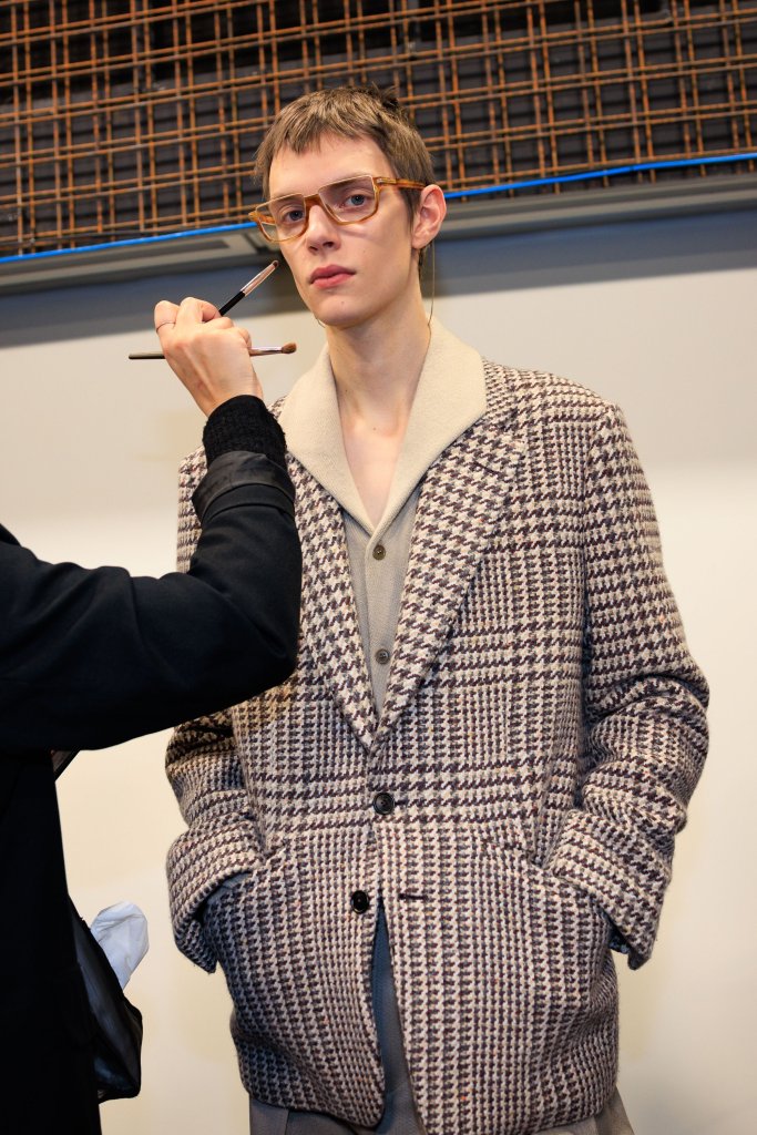 Zegna 2025/26秋冬男装秀(后台妆容) - Milan Fall 2025