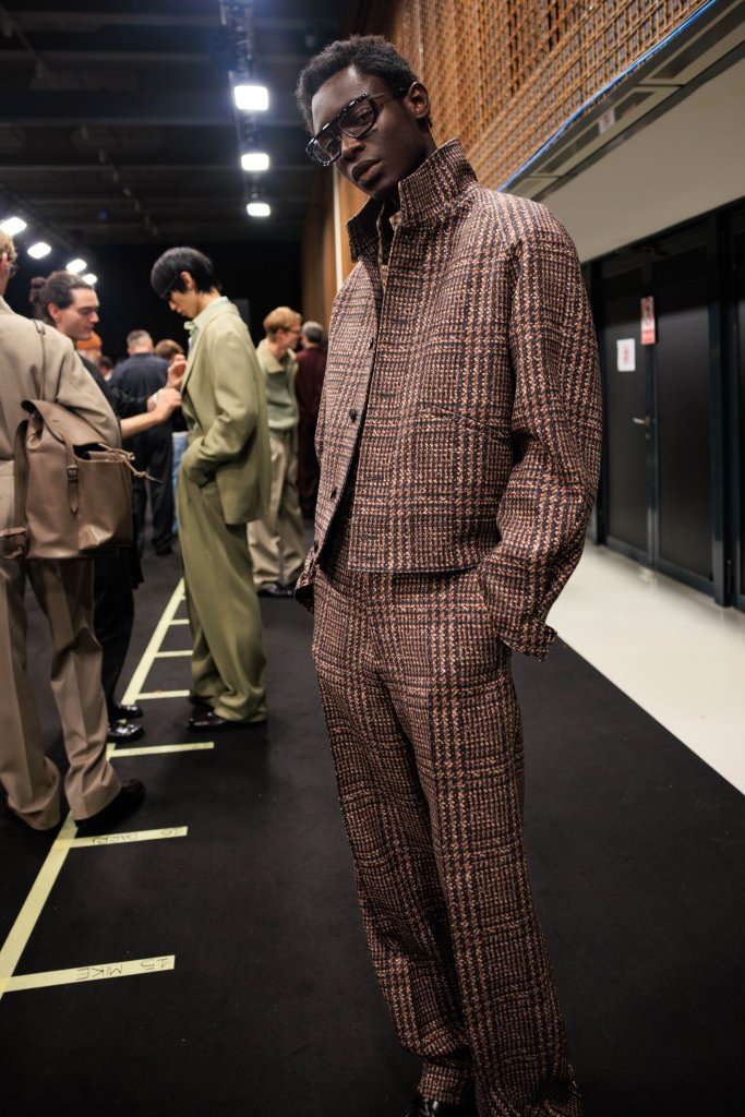 Zegna 2025/26秋冬男装秀(后台妆容) - Milan Fall 2025