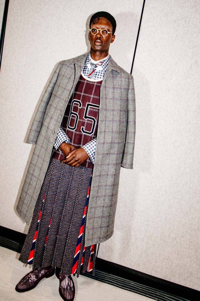 桑姆·布郎尼 Thom Browne 2025/26秋冬高级成衣秀(后台妆容) - New York Fall 2025