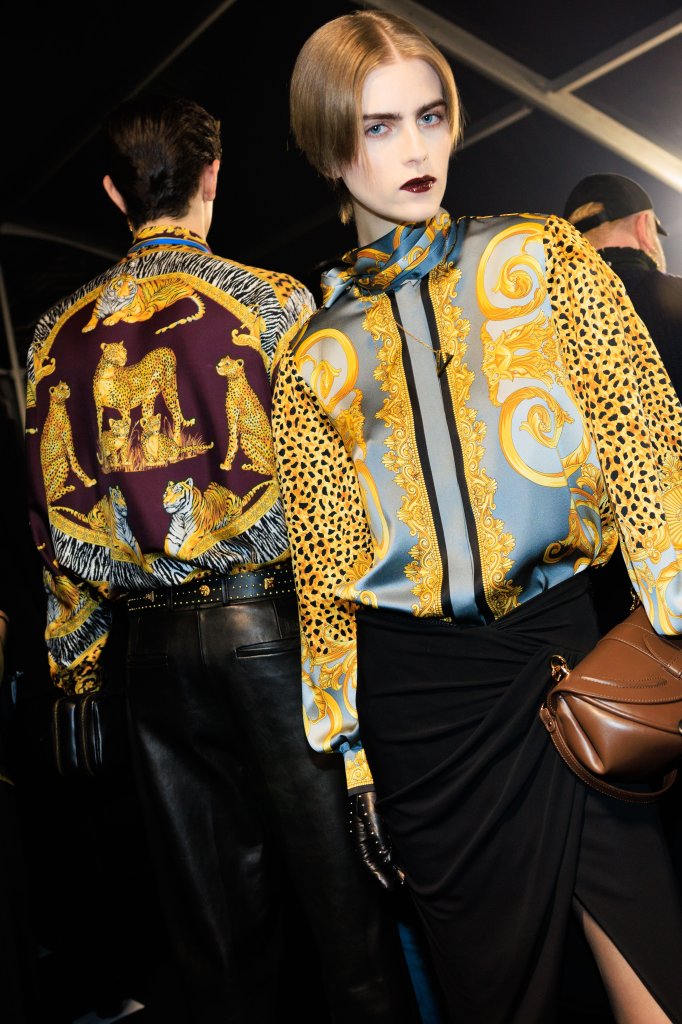 范思哲 Versace 2025/26秋冬高级成衣秀(后台妆容) - Milan Fall 2025