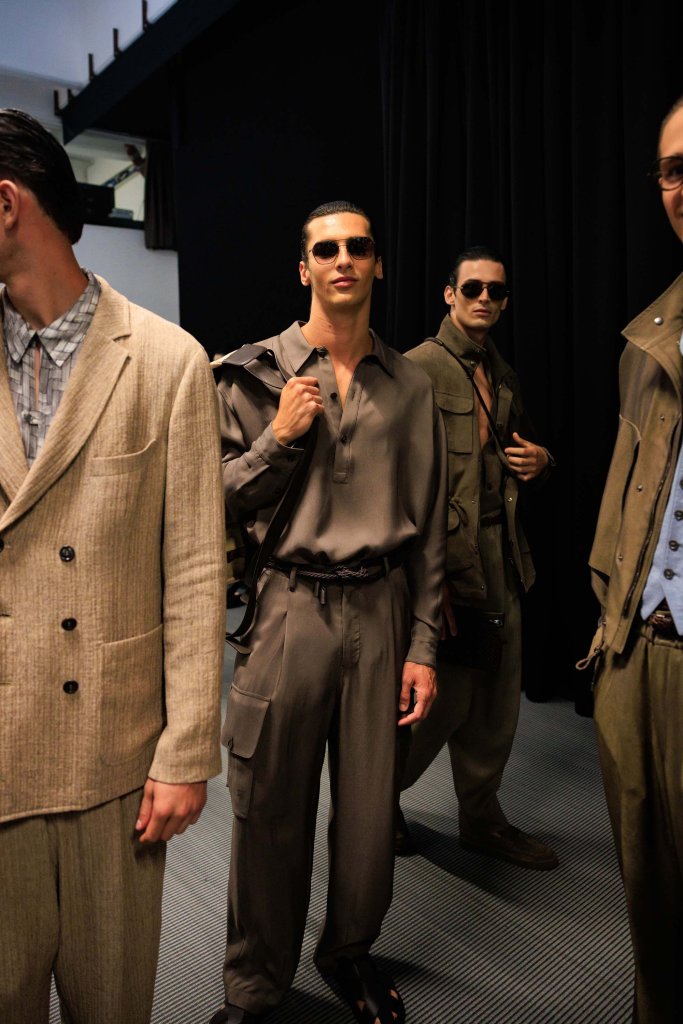 乔治·阿玛尼 Giorgio Armani 2026春夏男装秀(后台妆容) - Milan Spring 2026