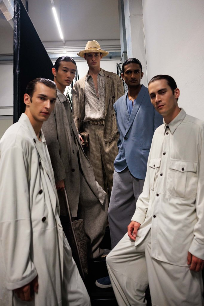 乔治·阿玛尼 Giorgio Armani 2026春夏男装秀(后台妆容) - Milan Spring 2026