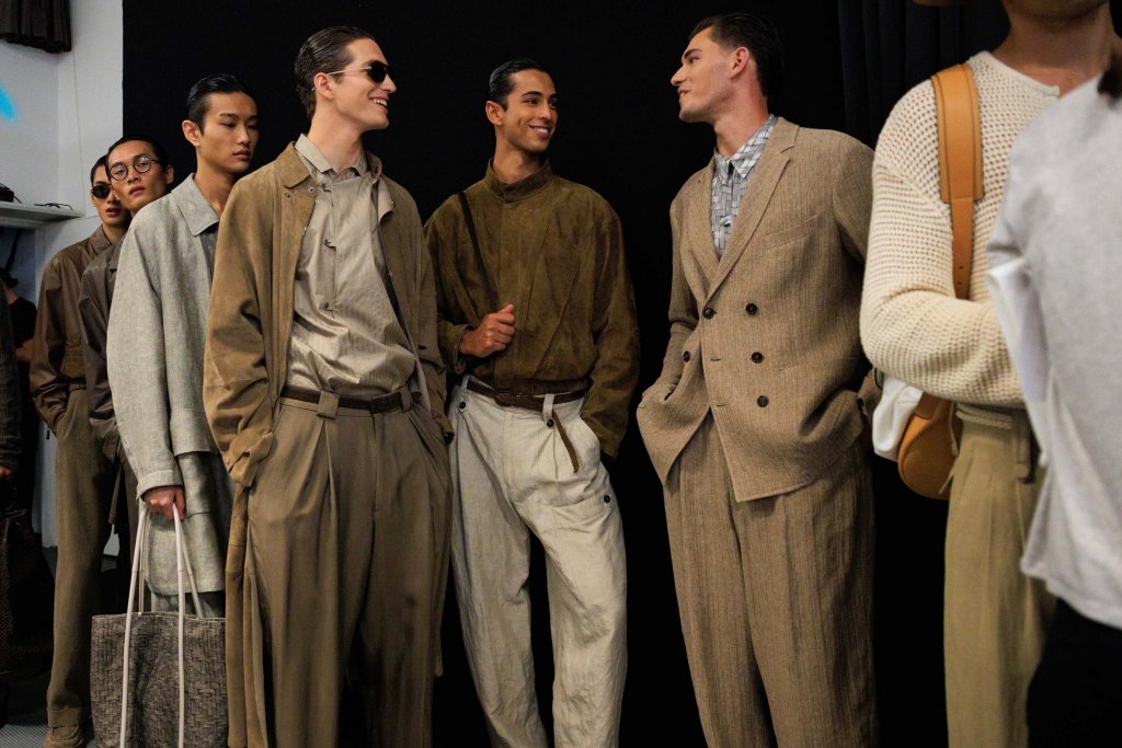 乔治·阿玛尼 Giorgio Armani 2026春夏男装秀(后台妆容) - Milan Spring 2026