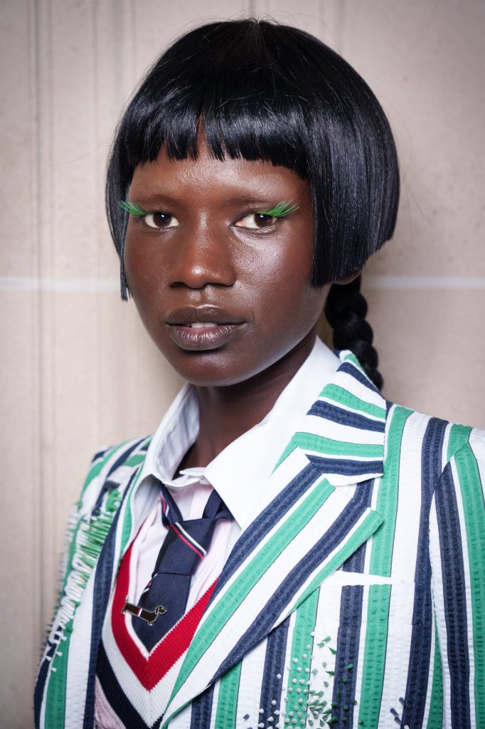 桑姆·布郎尼 Thom Browne 2026春夏高级成衣秀(后台妆容) - Paris Spring 2026