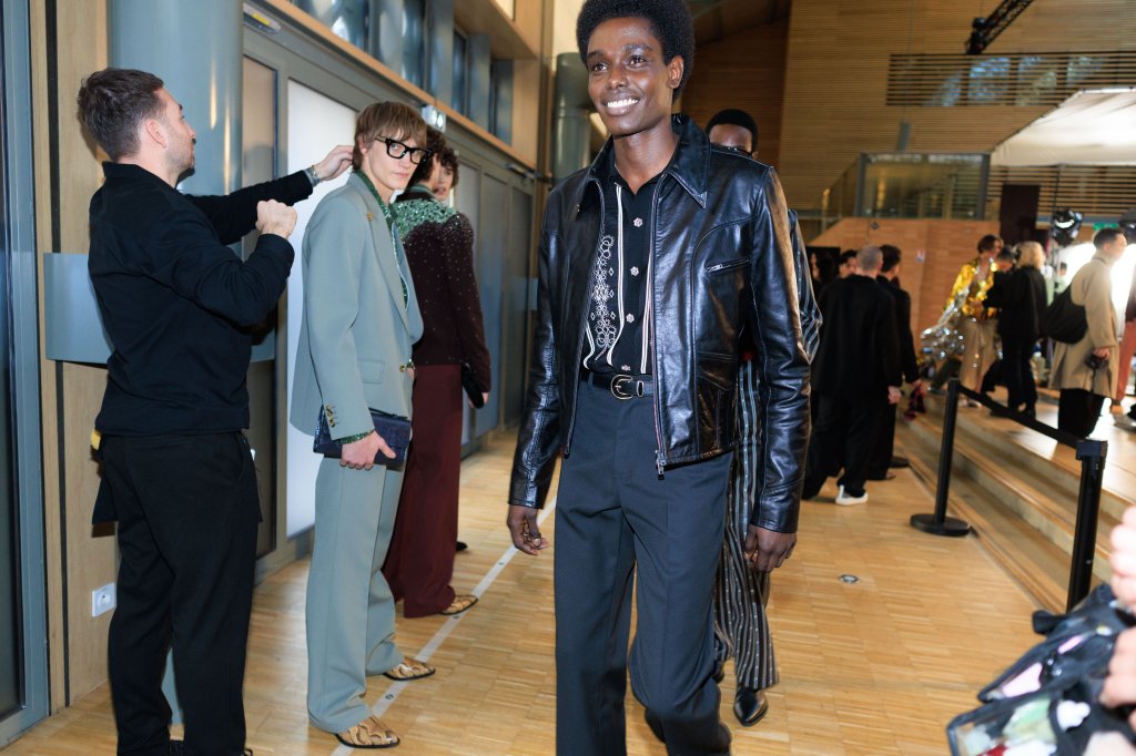 Amiri 2026/27秋冬男装秀(后台妆容) - Paris Fall 2026