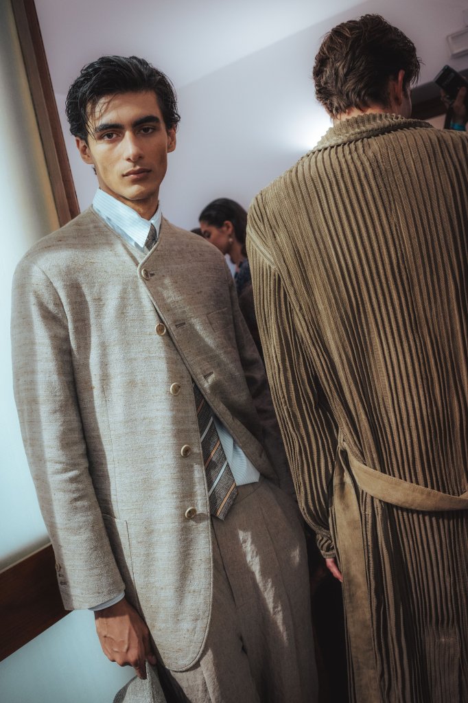 乔治&middot;阿玛尼 Giorgio Armani 2027春夏男装秀(后台妆容) - Milan Spring 2027