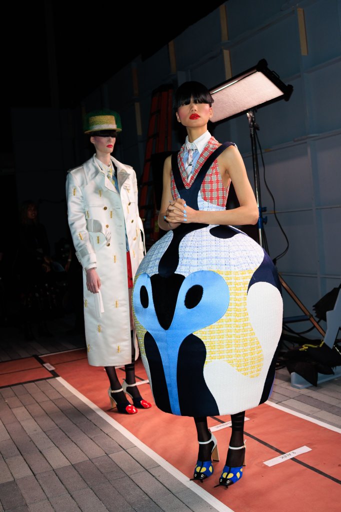 桑姆&middot;布郎尼 Thom Browne 2027春夏高级成衣秀(后台妆容) - New York Spring 2027